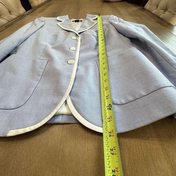 Women's‎ Brooks Brothers Supima Cotton Jacket Size 10 Blue Nautical - Picture 4 of 11